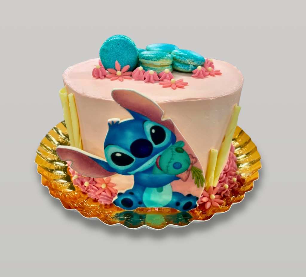 Gâteau stitch rose